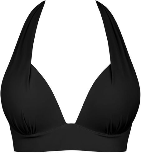 Hilor Women's Push Up Bikini Top Sexy Triangle Top Swimsuit Halter Bathing Suit Swim Tops in Saudi Arabia
