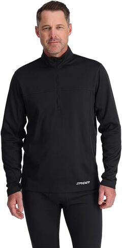 Spyder Men's Standard Charger 1/2 Baselayer Thermal Ski Top in Saudi Arabia