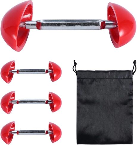 زوجان من ممادات الأحذية الصغيرة للأقدام العريضة مع حقيبة تخزين قابلة للتعديل وموسع الأحذية غير قابل للانزلاق لأقدام واسعة للنساء والرجال (أحمر) in Kuwait