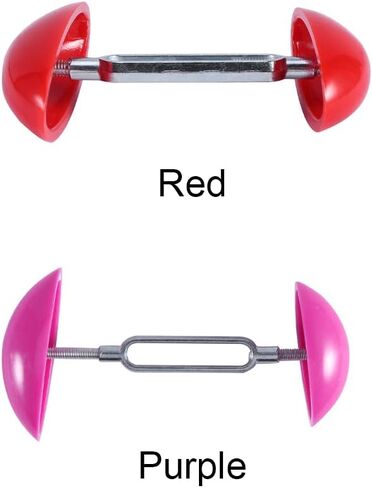 زوجان من ممادات الأحذية الصغيرة للأقدام العريضة مع حقيبة تخزين قابلة للتعديل وموسع الأحذية غير قابل للانزلاق لأقدام واسعة للنساء والرجال (أحمر) in Kuwait