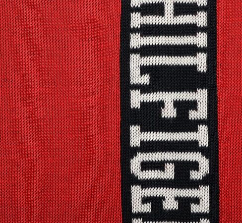 Tommy Hilfiger Men's Logo Mix Scarf, Primary Red Multi, One Size in Saudi Arabia