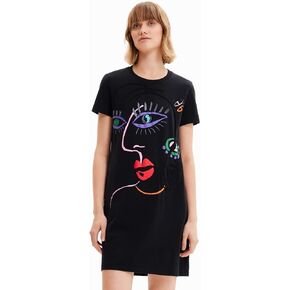 Desigual Women's Woman Knit Dress Short Sleeve in Saudi Arabia
