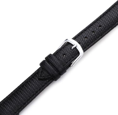 Hadley-Roma 16mm 'Women's' Leather Watch Strap, Color:Black (Model: LSL725RA 160) in Saudi Arabia