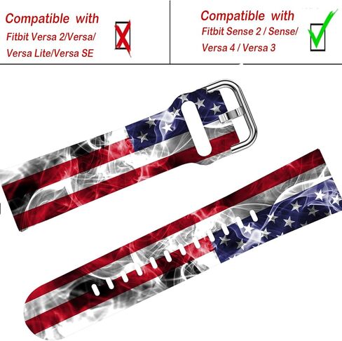 ANDRIU Compatible with Versa 4/Versa 3/Sense/Sense 2 Band for Women Girl, Cute Fadeless Replacement Sport Band Strap for Versa 4/Versa 3 Smartwatch in Saudi Arabia