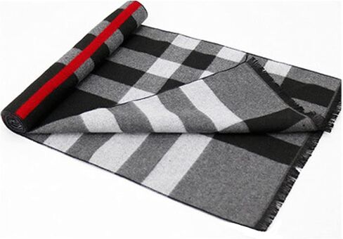 DREYOLIFE Mens Super Soft Classic Cashmere Feel Winter Scarf in Kuwait