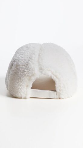 Jocelyn Women's Faux Leather and Sherpa Baseball Hat in Kuwait