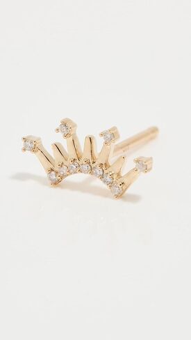 أقراط Adina Reyter النسائية 14k Pave Crown Post in Kuwait