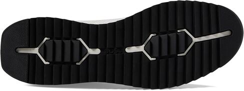 BOSS Men's Zayn Low Profile Leather Mesh Sneaker in Kuwait