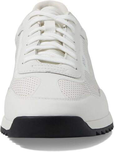 BOSS Men's Zayn Low Profile Leather Mesh Sneaker in Kuwait