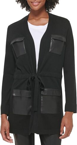 Calvin Klein Women's Sweater Trench Long Acrylic in Saudi Arabia