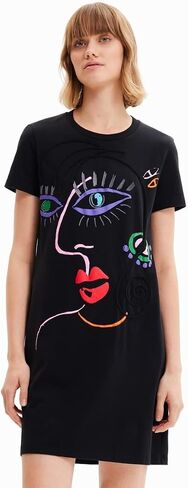 Desigual Women's Woman Knit Dress Short Sleeve in Saudi Arabia