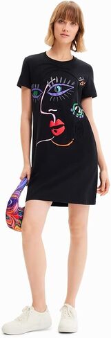Desigual Women's Woman Knit Dress Short Sleeve in Saudi Arabia