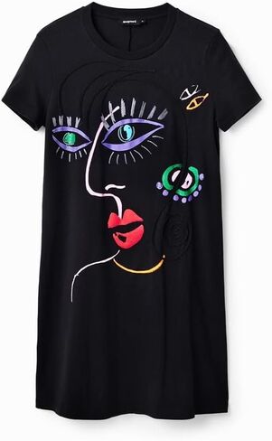 Desigual Women's Woman Knit Dress Short Sleeve in Saudi Arabia