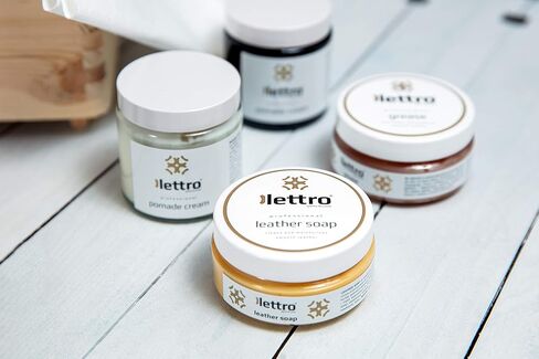 Lettro Box Complete Leather Care Kit, Shoe Care Set for Leather Boots and Shoes, Horsehair Brush Set and Leather Cleaning Kit with Gift Box in Saudi Arabia