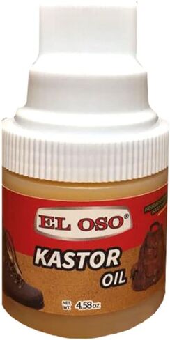 El Oso - Leather Kastor Oil For Shoe Care , Leather Oil, lubricate Leather , soften and resist moisture, Leather Conditioner, 4.58 OZ in Kuwait