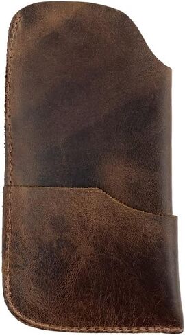 Hide & Drink, Rustic Sunglasses Case & Wallet Handmade from Full Grain Leather in Saudi Arabia