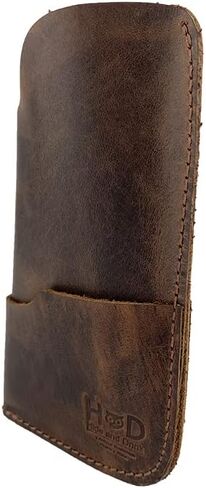Hide & Drink, Rustic Sunglasses Case & Wallet Handmade from Full Grain Leather in Saudi Arabia