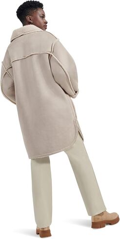 UGG Womens Takara Luxefluff Mid Jacket Coat in Kuwait