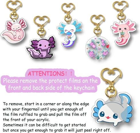 مجموعة هدايا ctrow kawaii axolotl، حقيبة مكياج axolotl للفتيات، حبل سلاسل المفاتيح axolotl، ملصقات axolotl اللطيفة ومحفظة المحفظة in Kuwait