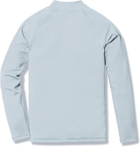ATHLIO Boys' Long Sleeve Rash Guard Swimsuit, UV/SPF Water Beach Surf Swim Shirts, UPF 50+ Sun Protection Swimwear Top in Kuwait