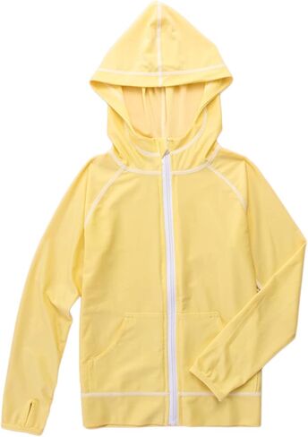 VINICUNCA الأولاد طفح الحرس UPF 50+ طفل أطفال Rashguard سحاب أكمام طويلة واقية من الشمس مقنعين قميص السباحة in Kuwait