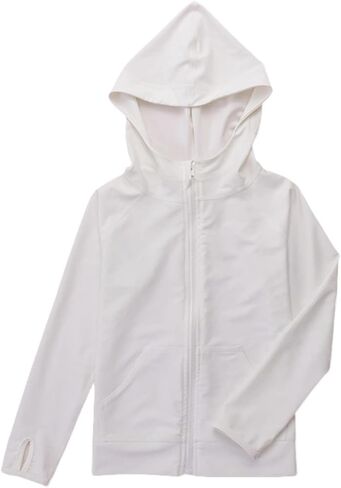 VINICUNCA الأولاد طفح الحرس UPF 50+ طفل أطفال Rashguard سحاب أكمام طويلة واقية من الشمس مقنعين قميص السباحة in Kuwait