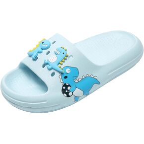 Eliogn Slide Sandals for Boys and Girls Anti-Slip Pillow Slippers Ultra Light Home Slippers Shower Summer Sandals Water Shoes (Little Kid/Big Kid)