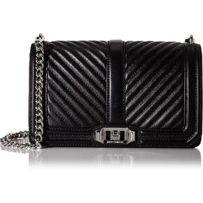 Rebecca Minkoff Women's Chevron Quilted Love Crossbody Bag in Saudi Arabia