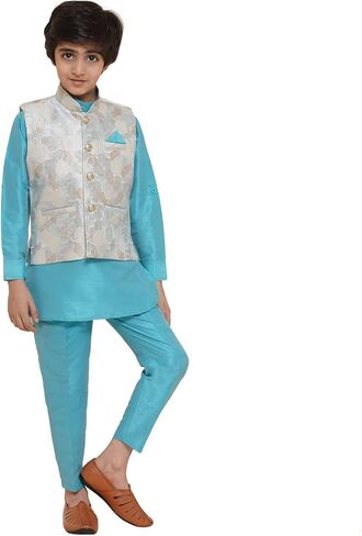AJ DEZINES Boys Cotton India Ethnic Bollywood Style Kurta Set || Diwali Outfit in Kuwait