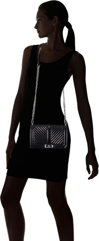 Rebecca Minkoff Women's Chevron Quilted Love Crossbody Bag in Saudi Arabia
