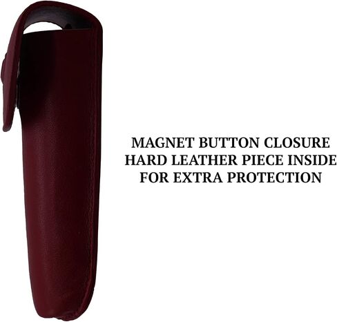 Adamis Full Grain Genuine Leather Spectacles Hard Shell Case for Men and Women in Saudi Arabia