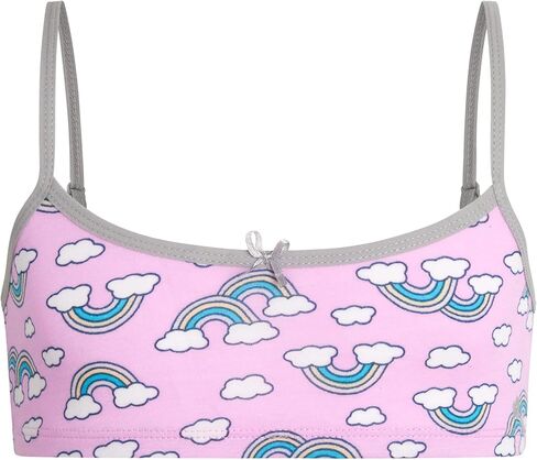 مجموعة حمالة صدر تدريب للفتيات محدودة جدًا - 8 قطع من حمالة الصدر القطنية وسروال داخلي هيبستر (الحجم: S-L) in Kuwait