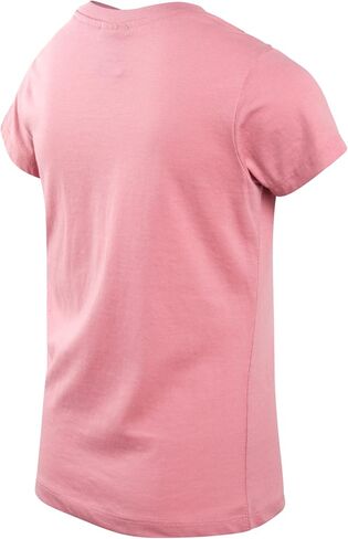 New Balance Girls' Shorts Set - 2 Piece Short Sleeve T-Shirt and French Terry Shorts (7-16), Size 7-8, Rose in Saudi Arabia