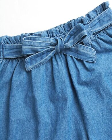 طقم شورت للفتيات من Instagirl - قطعتين من بلوزة قصيرة الأكمام وشورت منسوج - مجموعة ملابس للبنات - إكسسوار للشعر (7-12) in Kuwait