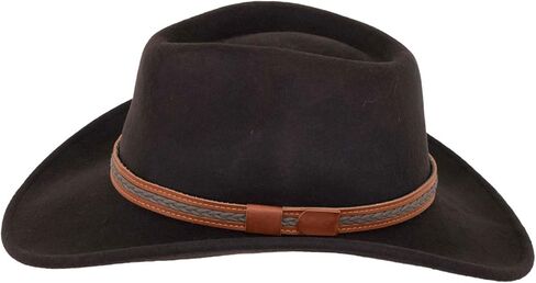 Outback Trading Unisex Adult High Country Durable Wool Western Cowboy Hat with Brim Lock in Kuwait