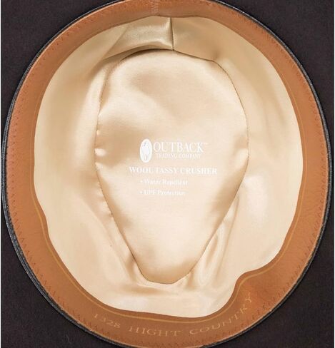 Outback Trading Unisex Adult High Country Durable Wool Western Cowboy Hat with Brim Lock in Kuwait