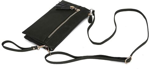 Solene Women's Lightweight Multi Compartment Wristlet Clutch Wallet Crossbody Bag in Kuwait