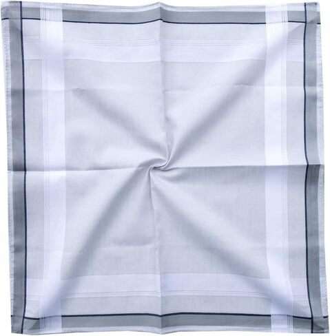 MemoryHanky Cotton Men's Soft Handkerchiefs Assorted Color Pack of 6 in Kuwait