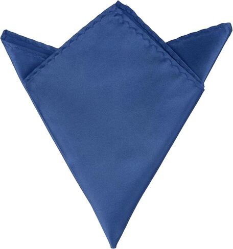 Elerevyo Foldable Handkerchiefs Silk Shiny Solid Color Pocket Squares for Men in Saudi Arabia