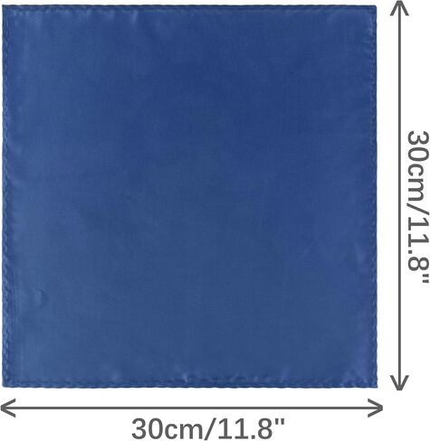 Elerevyo Foldable Handkerchiefs Silk Shiny Solid Color Pocket Squares for Men in Saudi Arabia