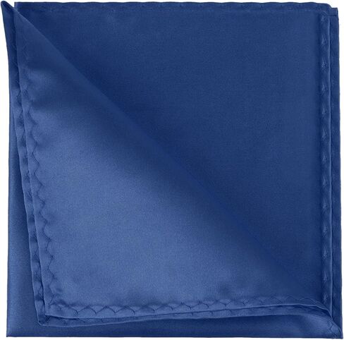 Elerevyo Foldable Handkerchiefs Silk Shiny Solid Color Pocket Squares for Men in Saudi Arabia