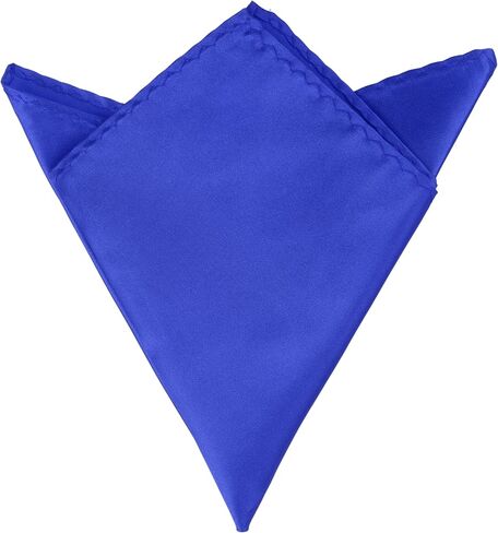 Elerevyo Foldable Handkerchiefs Silk Shiny Solid Color Pocket Squares for Men in Saudi Arabia
