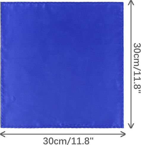 Elerevyo Foldable Handkerchiefs Silk Shiny Solid Color Pocket Squares for Men in Saudi Arabia