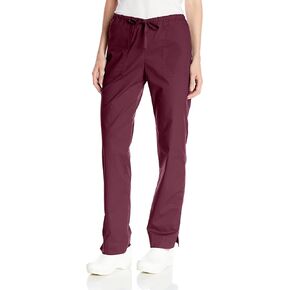 Cherokee Workwear Core Stretch Women Scrubs Pant Mid Rise Straight Leg Drawstring 4203
