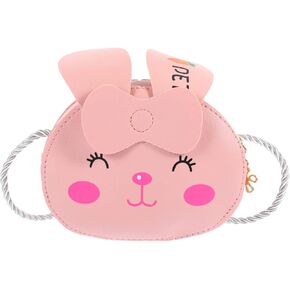 PACKOVE children's bags kids crossbody purse bags for kids girls kids storage pouch Kids Portable rabbit Shoulder Bag cartoon bag shoulder bags for girls mini bag baby Gift cute pu leather