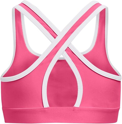 Under Armour Girls' Mid Impact Crossback Graphic Bra in Saudi Arabia