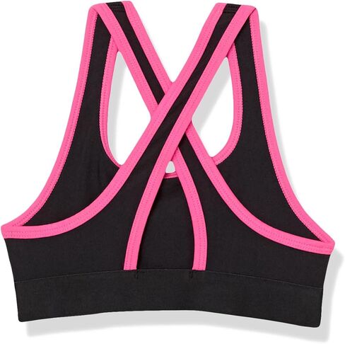 Under Armour Girls' Mid Impact Crossback Graphic Bra in Saudi Arabia