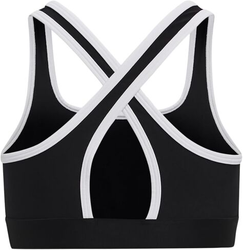 Under Armour Girls' Mid Impact Crossback Graphic Bra in Saudi Arabia