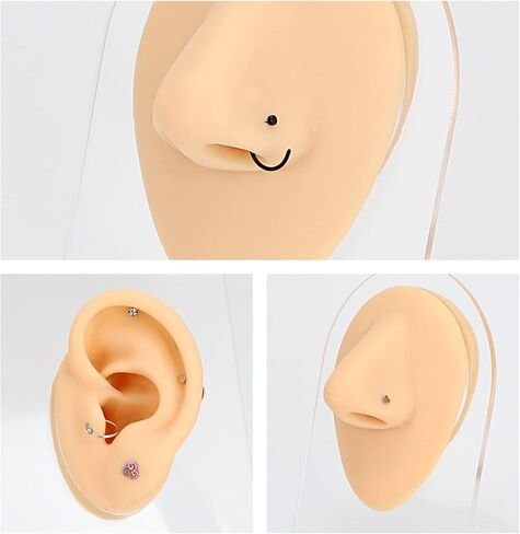 Stuppendux الأنف أقراط للأذن هوب الأنف ترصيع مسامير الأنف ثقب الأنف مجوهرات ثقب الغضروف مجوهرات للنساء الرجال in Kuwait