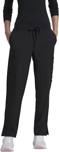 Care+Wear 9-Pocket Straight Leg Pants for Women – Moisture Wicking, Ultra-Soft, Wrinkle-Resistant Medical Scrub Pants in Saudi Arabia